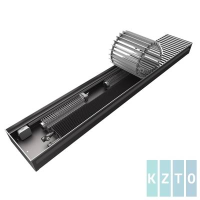 Внутрипольный конвектор длиной 1,1 м - 1,5 м КЗТО Бриз В 24V 260x120x1200